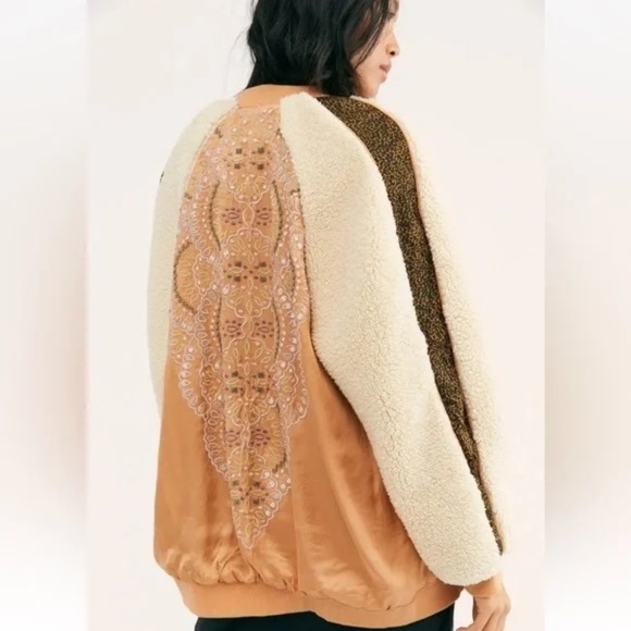 Free People Wicked Games Reversible Jacket SIZE XS - Picture 4 of 13